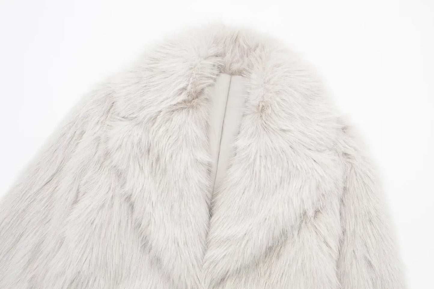 Faux Fur Coats Women Mid Length Turn Down Collar Coat Thick Warm Y2k Streetwear - View 28