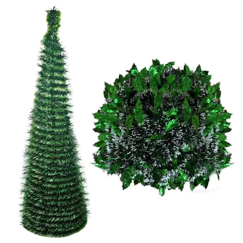 Christmas Tree 5 Ft Festival Ornament Faux Foldable Christmas Tree Chr - Material Detail