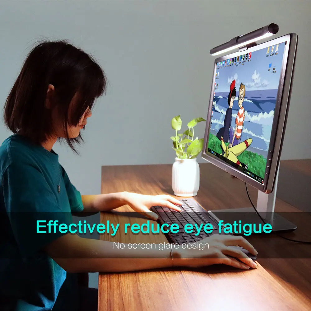 RGB LED Monitor Light Bar Stepless Dimmable Eye Protection Screen Hanging Lamp f - View 11