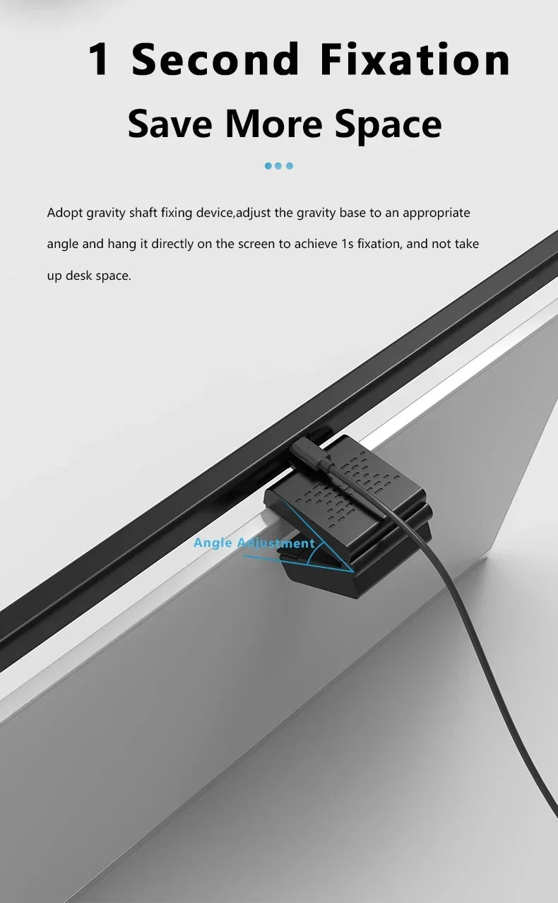 50 CM LED Computer Monitor Light Bar For Learning/Reading Dimming Nigh - Full View