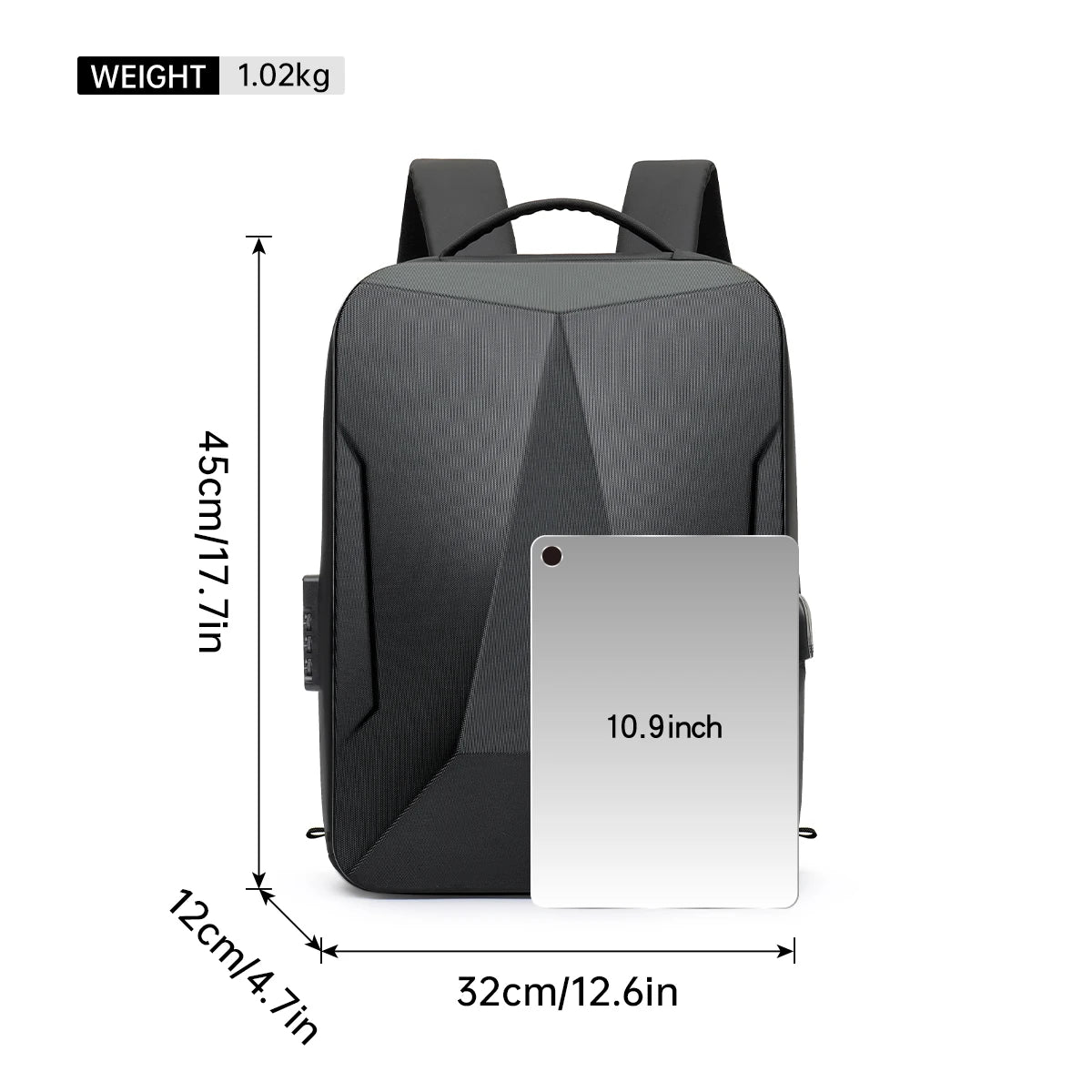 Backpack Men's Expandable Computerbag Large Capacity Business Travel B - Lifestyle View