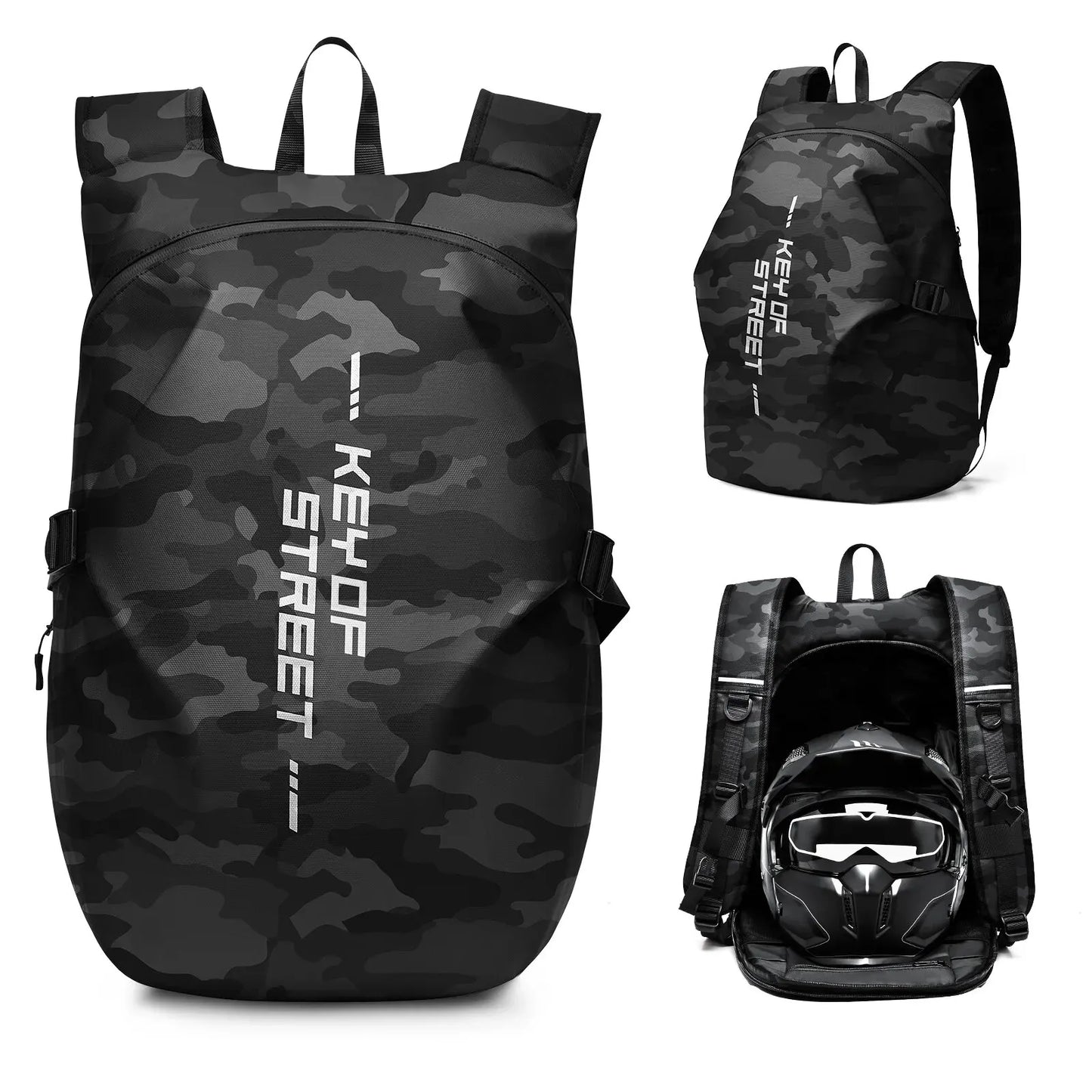Likros Motorcycle Backpack Waterproof Foldable Helmet Backpack Men Travel Backpa - View 15