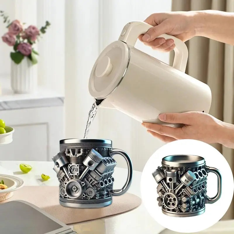 Coffee Mug Cool Beverage Mug Funny Stein Drinkware Portable Home Aesthetic Decoration for Household Kitchen Living Room - ...