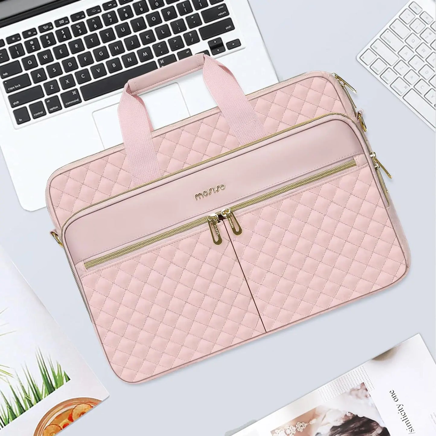Laptop Bag Briefcase for MacBook Air Pro 15 16 inch M1 M2 M3...