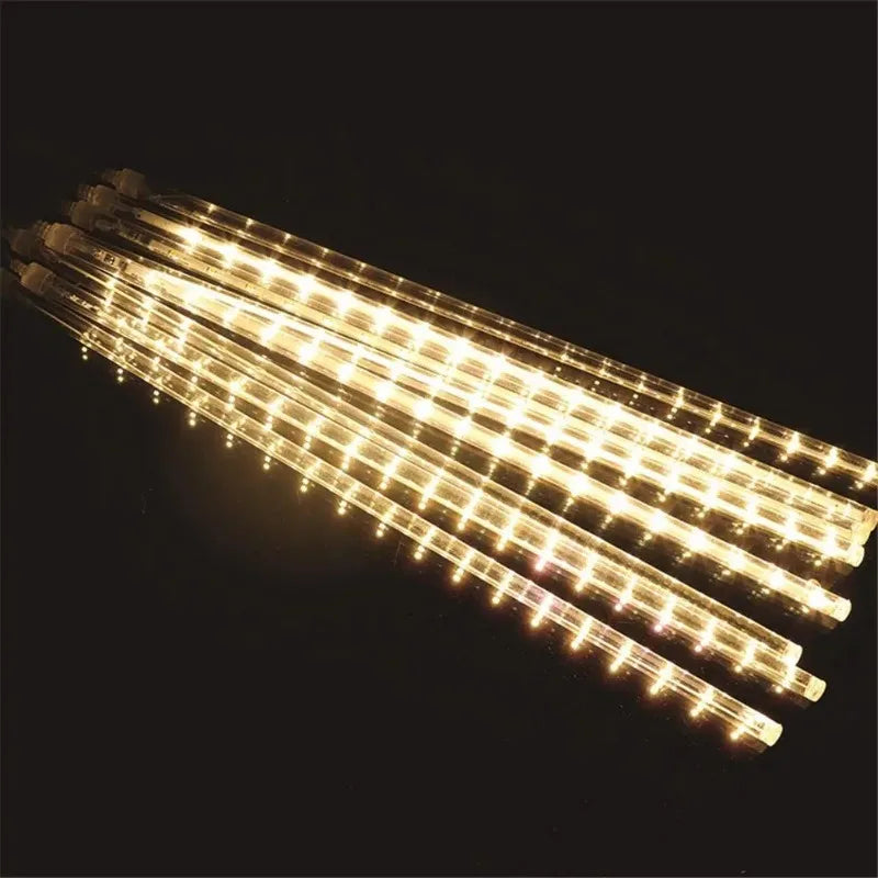 Christmas Lights Outdoor 8 Tubes Meteor Shower Lights LED Snow Falling - Pattern Detail