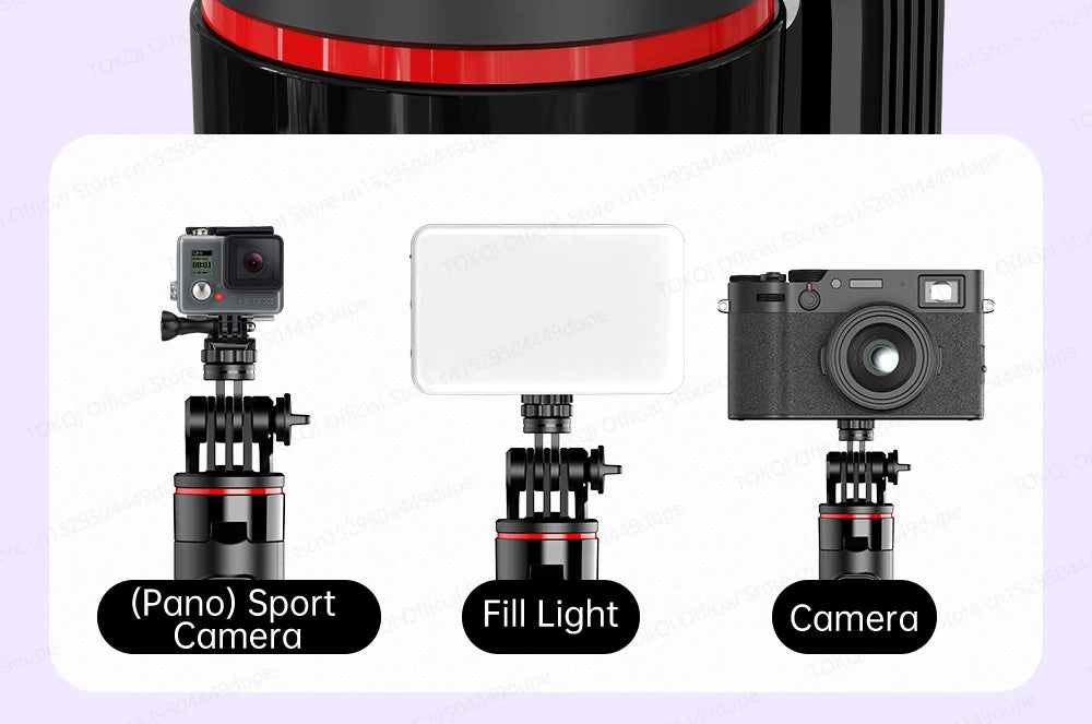 AI Tracking Deskpot Gimbal Tripod with Extendable Selfie Stick for Mob - View 28