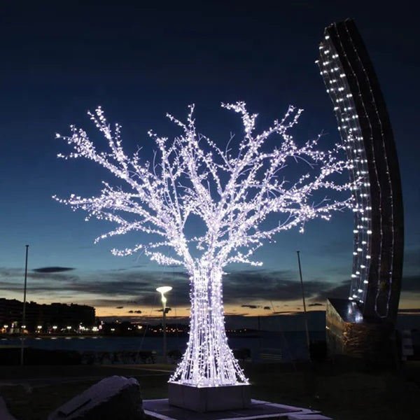 Christmas Holiday Street Decoration Fancy LED Christmas Tree Motif Lig - Detail View