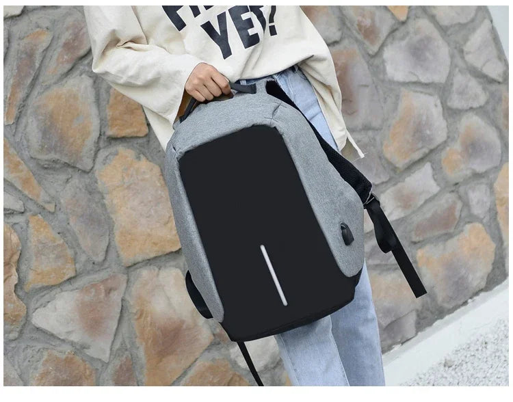 Anti-theft Backpack Bag 15.6 Inch Laptop Men Mochila Male Waterproof B - Brand Detail