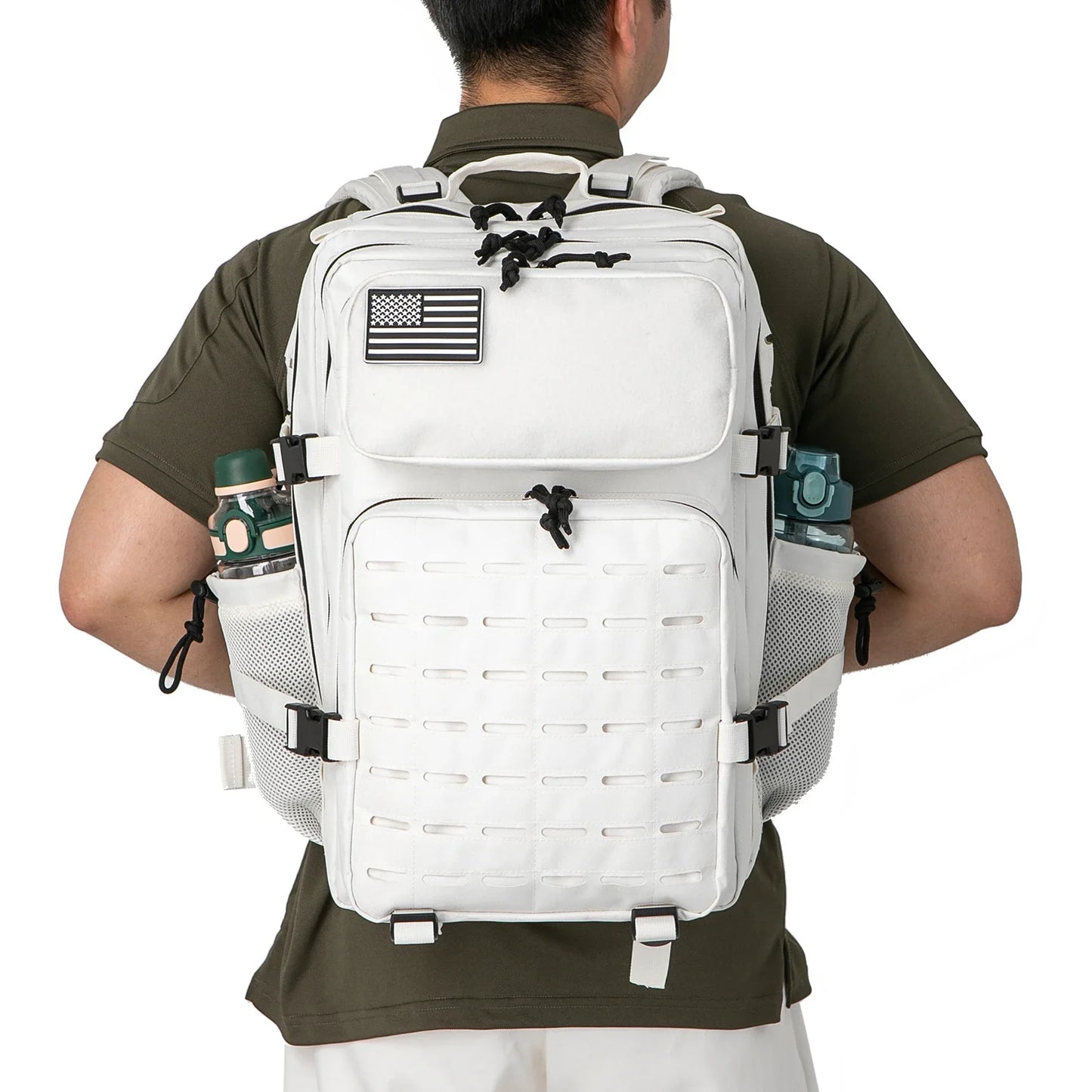 25L/45L Men's and Women's Tactical Backpacks , Outdoor Activities, Sma - Back View