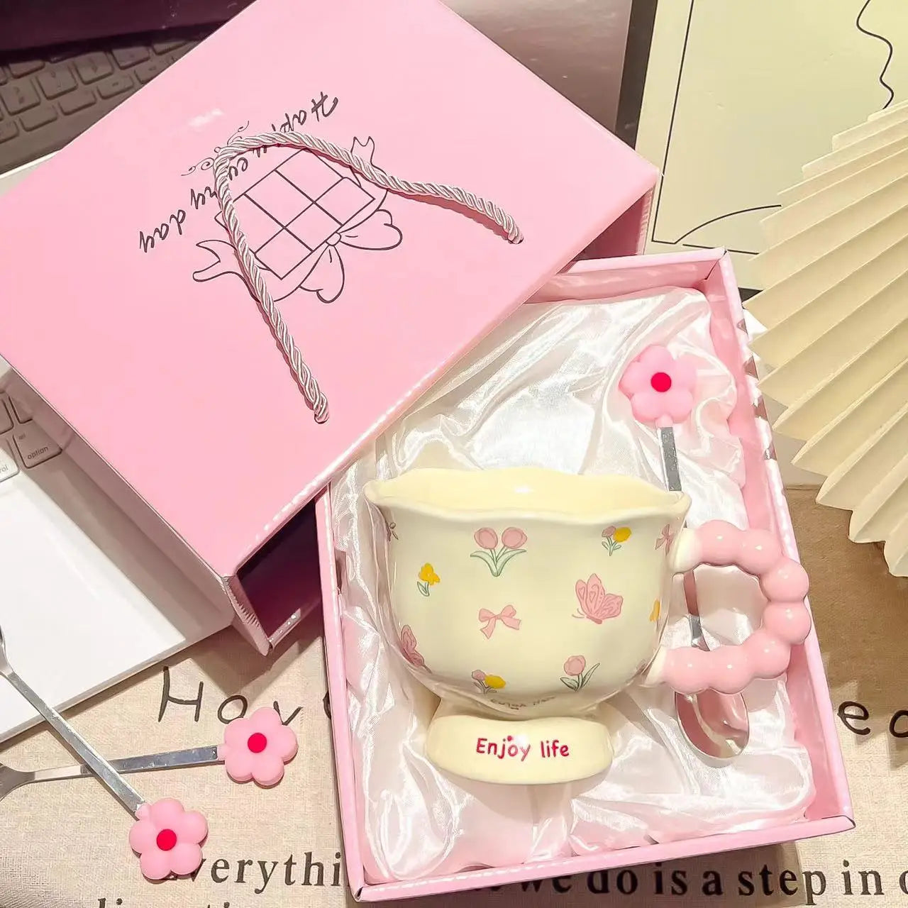 Girls Birthday Gift Souvenir Coffee Mug Household Ceramic Cup High Value Cup Mug - View 4