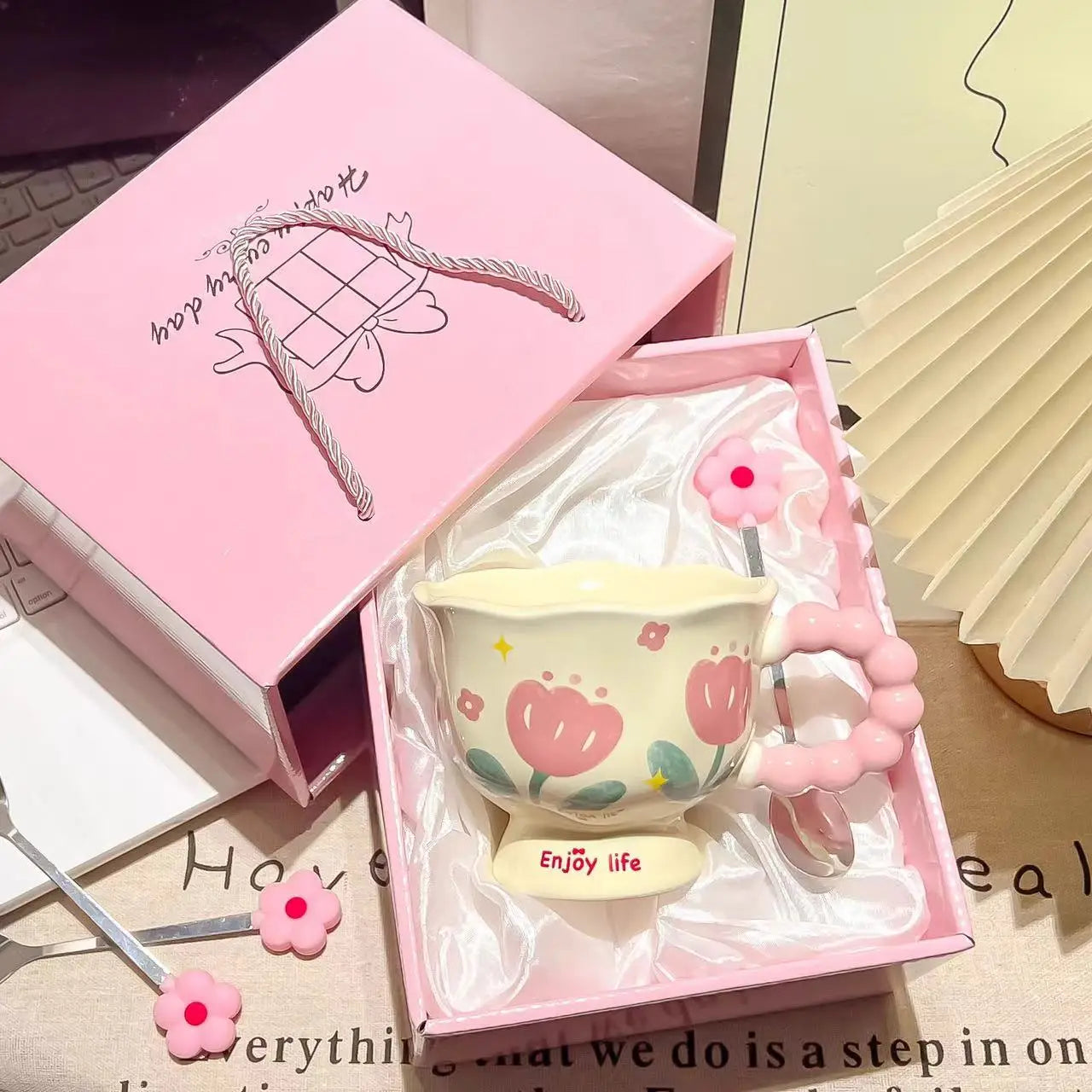 Girls Birthday Gift Souvenir Coffee Mug Household Ceramic Cup High Value Cup Mug - Main View