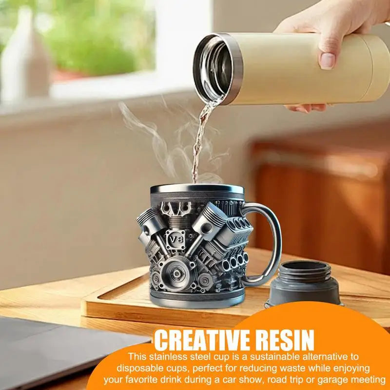 Coffee Mug Cool Beverage Mug Funny Stein Drinkware Portable Home Aesthetic Decoration for Household Kitchen Living Room - ...