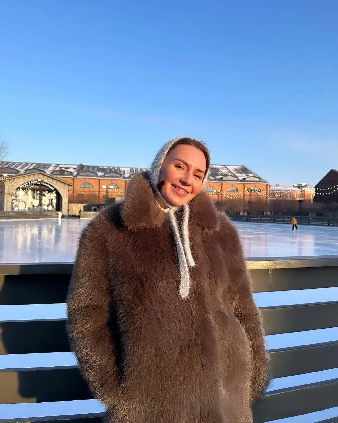 Faux Fur Coats Women Mid Length Turn Down Collar Coat Thick Warm Y2k Streetwear - View 7