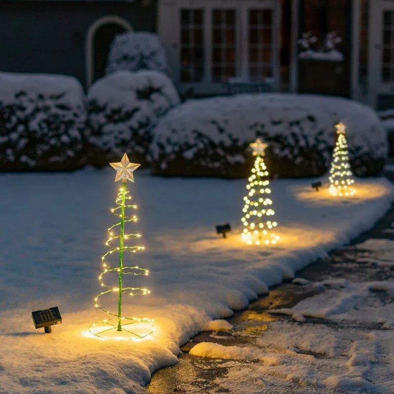 Outdoor Waterproof Solar Led Christmas Tree Decoration Solar Powered String Ligh - View 10