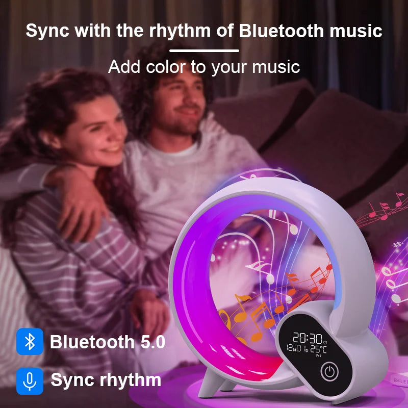 Novelty Smart Q Wake Up Light Ambient Light And Wake-Up Night Light Dimmable Wak - View 6