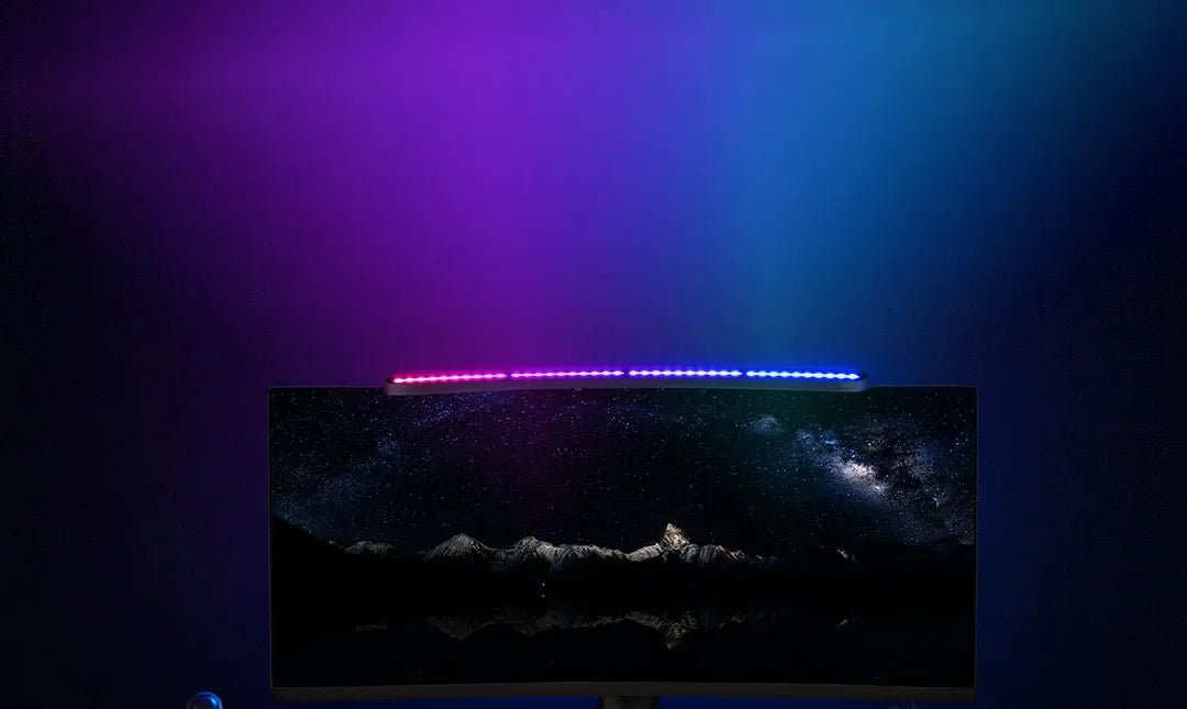 LYMAX Curved Screen Bar Monitor Light With RGB Backlight Screen Hanging Lamp Sma - View 8