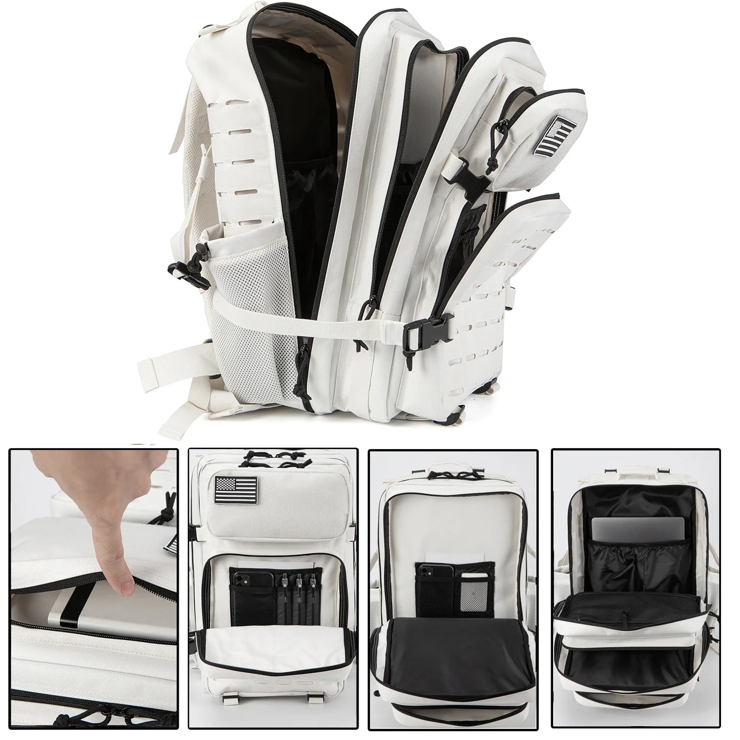 25L/45L Men's and Women's Tactical Backpacks , Outdoor Activities, Sma - Detail View