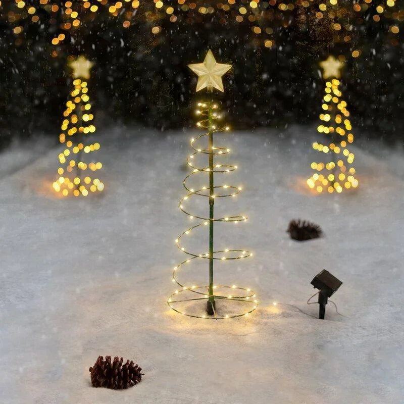 Outdoor Waterproof Solar Led Christmas Tree Decoration Solar Powered String Ligh - View 6