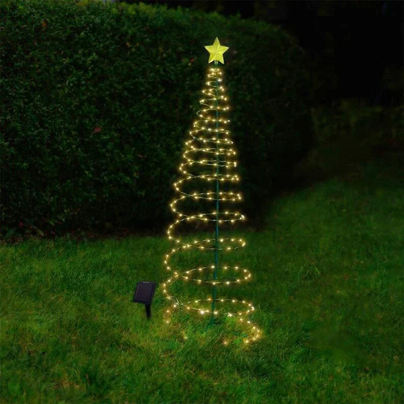 Outdoor Waterproof Solar Led Christmas Tree Decoration Solar Powered String Ligh - View 15
