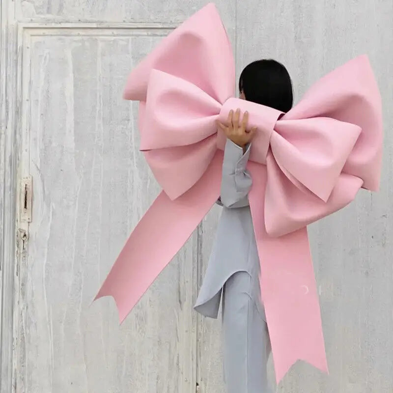 Christmas Tree Decoration New Year Party Prop Christmas Big Bow EVA Sh - Feature Highlight