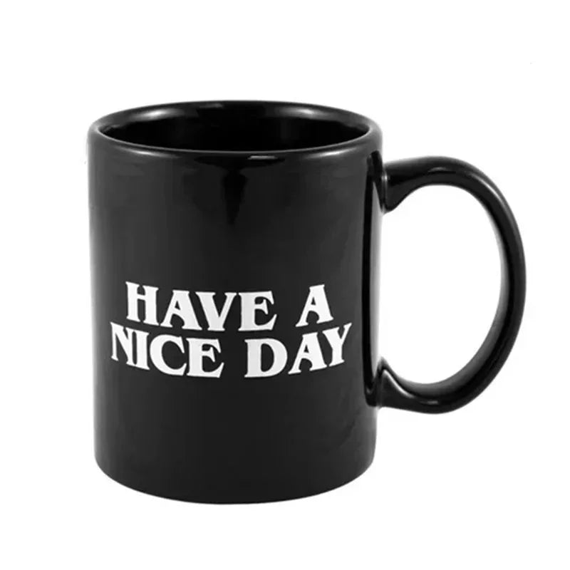 Drop shipping!Ceramic Middle Finger Coffee Cups Personality Office Gifts Have A - View 11