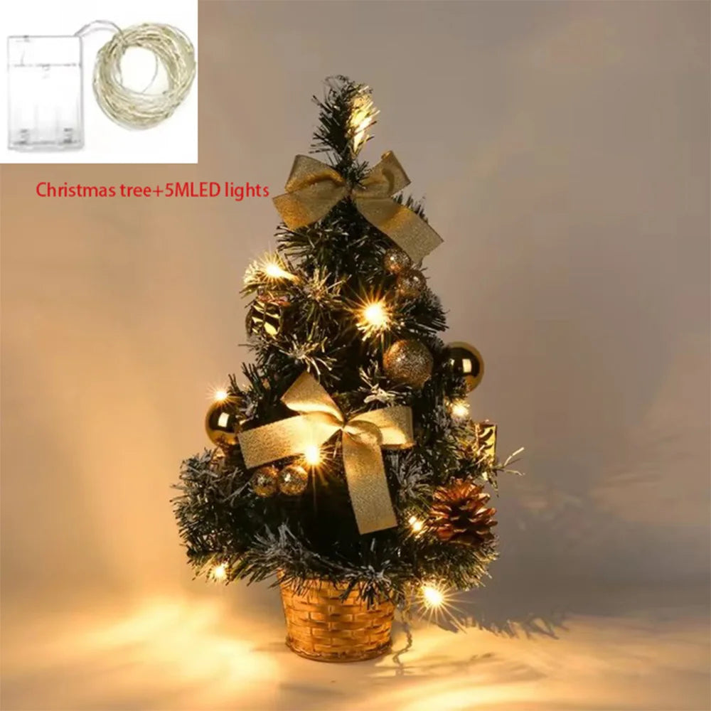 20/30/40cm Christmas Tree Home Bedroom Party Decorations Artificial Ch - Color Variant 3