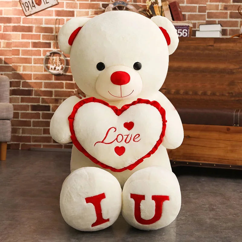 80/100Cm Big LOVE Plush Toy Bear Giant Stuffed Animals Birthday Gifts - Assembly Detail