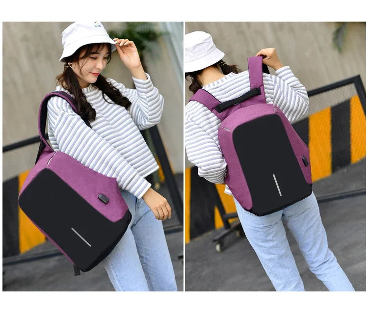 Anti-theft Backpack Bag 15.6 Inch Laptop Men Mochila Male Waterproof B - Construction Detail