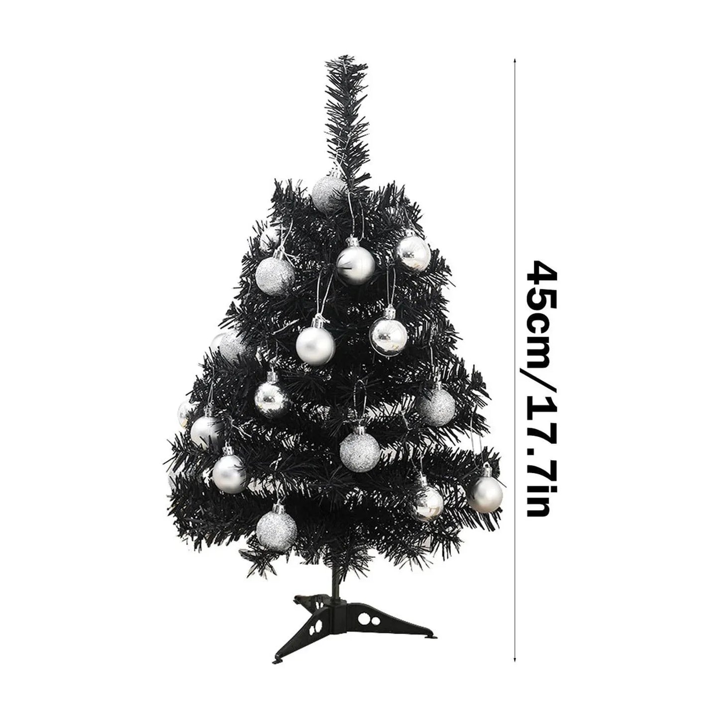 Christmas Tree, Lighted Tabletop Artificial Xmas Tree, Small Tree Ligh - Detail View