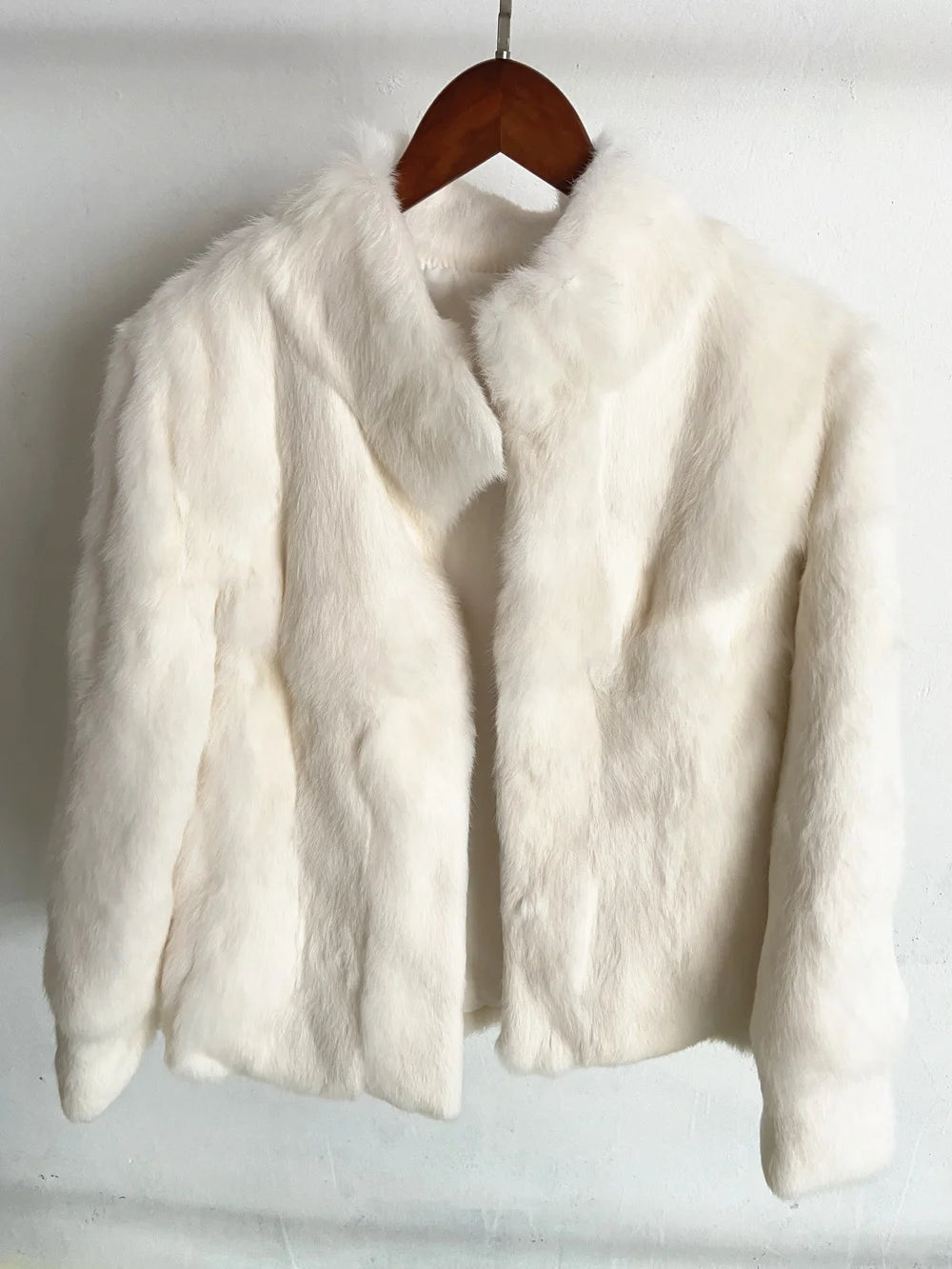 Fancy Rani Natural Rabbit Fur Coat Women Winter Jacket Real Leather And Fur Wome - View 50