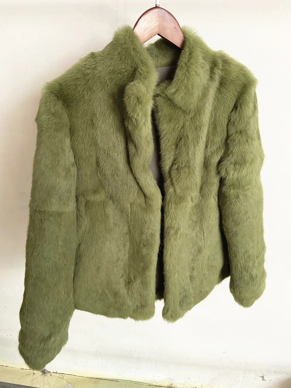 Fancy Rani Natural Rabbit Fur Coat Women Winter Jacket Real Leather And Fur Wome - View 36
