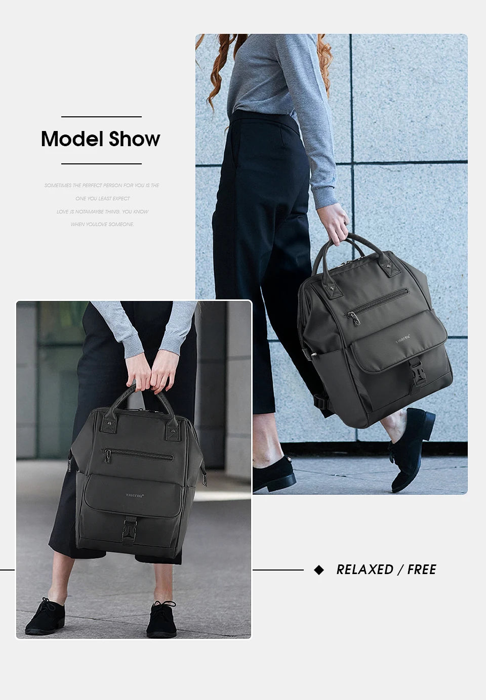 Tigernu New Ladies Casual Backpack For Women Splashproof TPU...