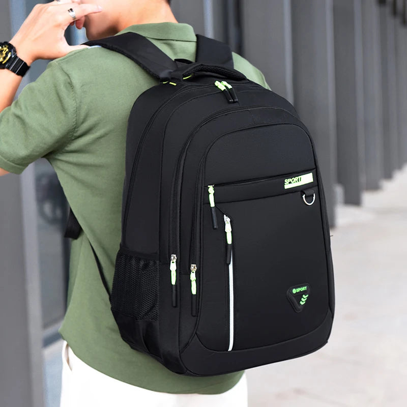 Minimalist Large Capacity Backpacks Men's Waterproof Oxford Commute School Backp - View 12