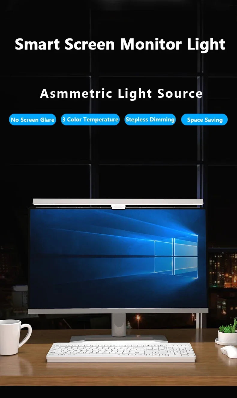 50 CM LED Computer Monitor Light Bar For Learning/Reading Dimming Nigh - Interior View