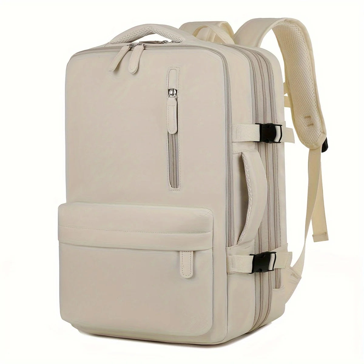 Expandable Backpack Men's Large-Capacity School Bag Business Trip Portable Lugga - View 15