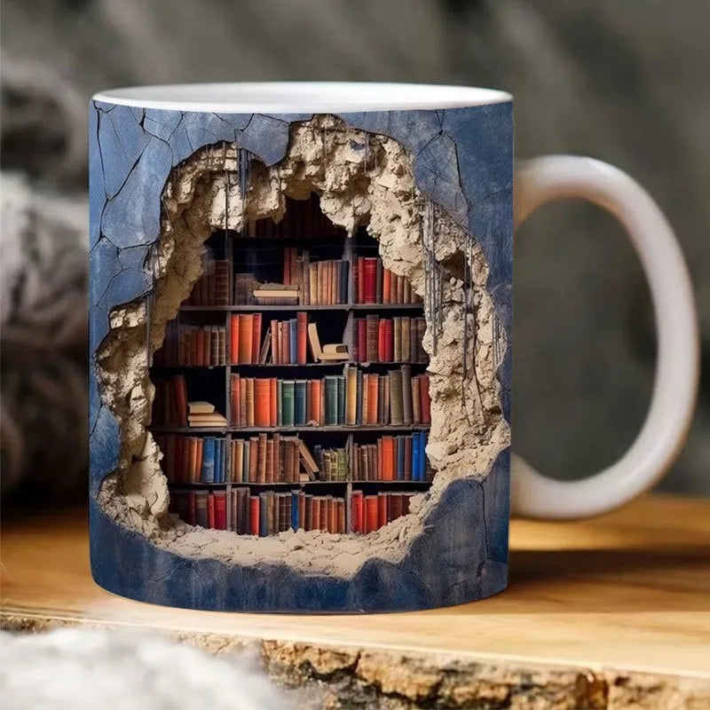 Creative Mark Cup Coffee Cup Tea Cup Christmas Gifts 3D Effect Wall Crash and Bo - View 12