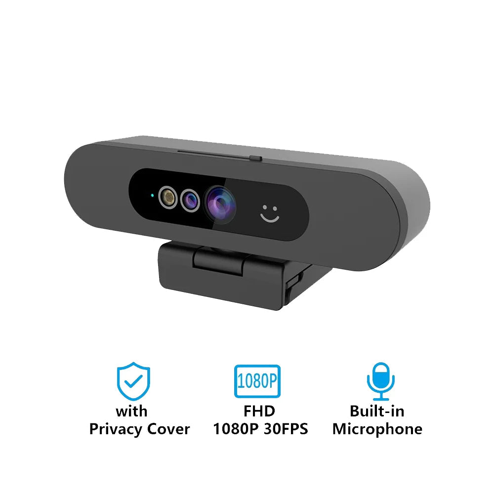 Webcam 2K 1080P - Face Recognition Camera USB | TOALLIN - Included in bundle