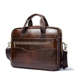 Leather Briefcase Men - Professional Business Laptop Bag - Inclus dans le bundle