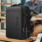 Business Travel Backpack for Men Expandable Water Resistant Backpack w - Main View