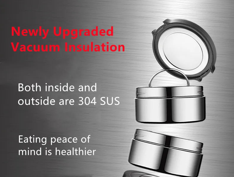 Large Capacity Stainless Steel Thermal Insulation Lunch Box