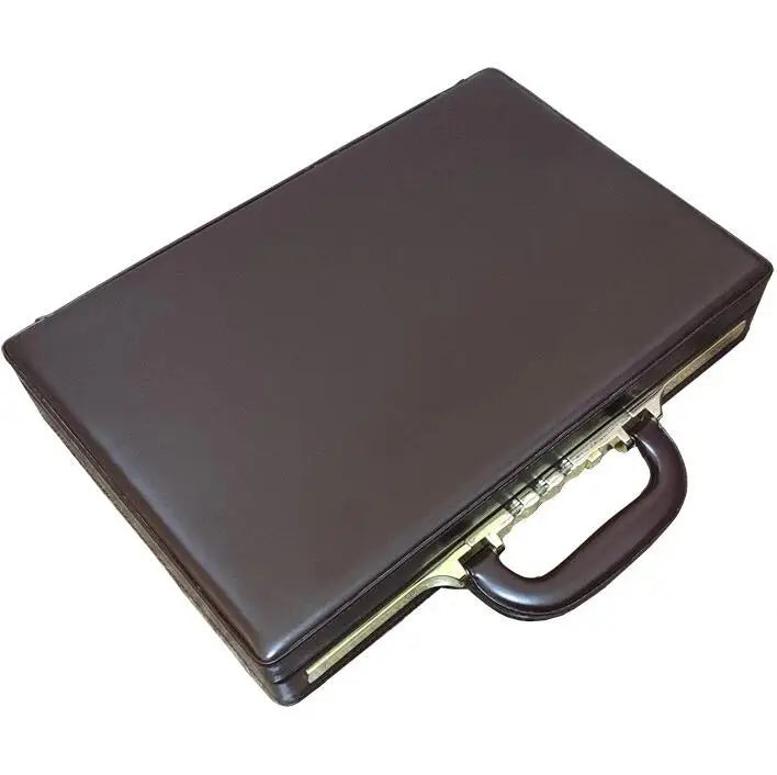 Black Leather Messenger Bag Box - 14-18 Inch Computer Briefcase - Product Details