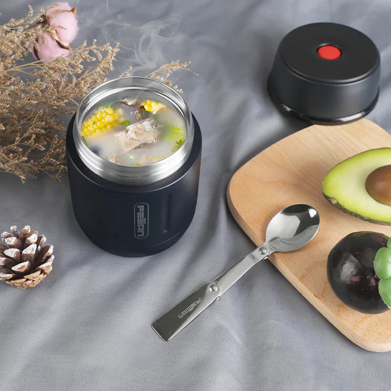 FEIJIAN 500ml Food Thermos, 316 Stainless Steel Vacuum Insulated