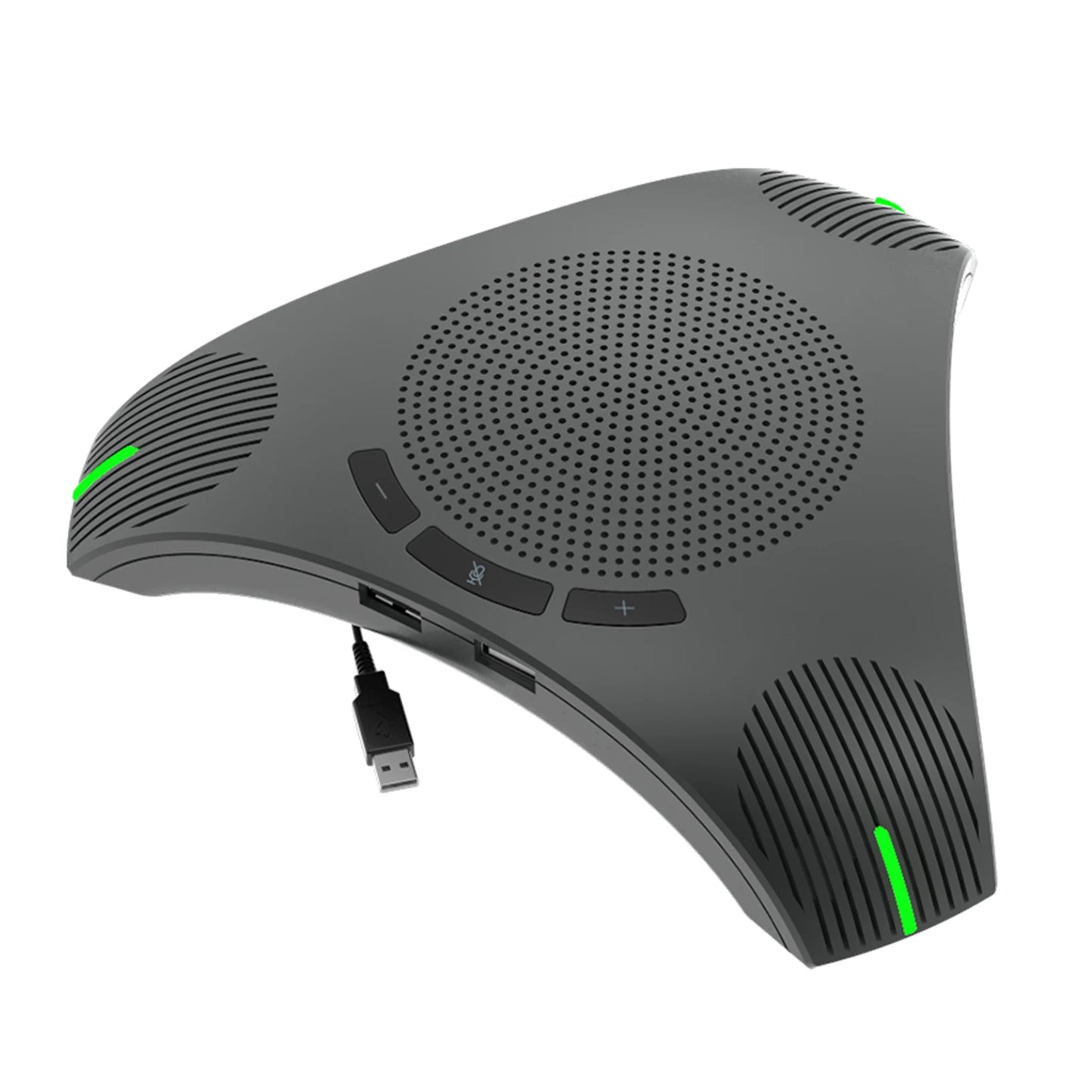 USB Speakerphone Conference Microphone Omnidirectional Computer Mic 360° Voice Pickup with Mute Key for Skype/Video Conference - Main Product Image