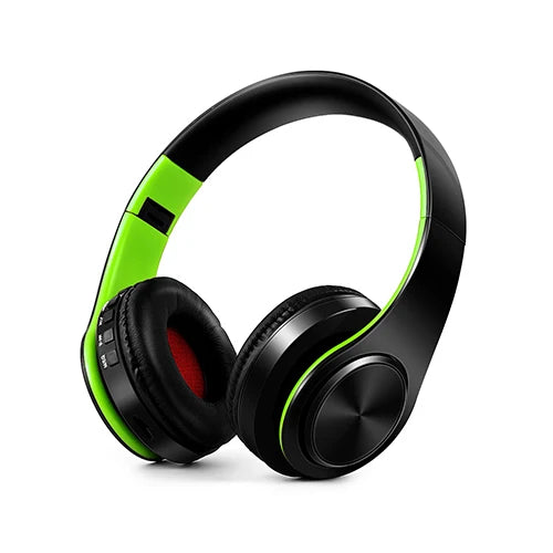 HIFI Stereo Earphones Bluetooth Headphone Music FM and Support SD
