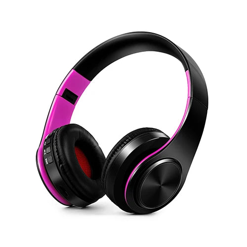 HIFI Stereo Earphones Bluetooth Headphone Music FM and Support SD