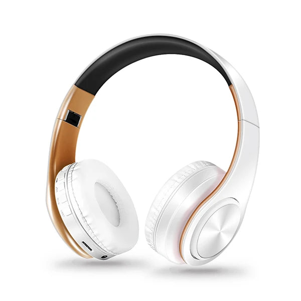 HIFI Stereo Earphones Bluetooth Headphone Music FM and Support SD