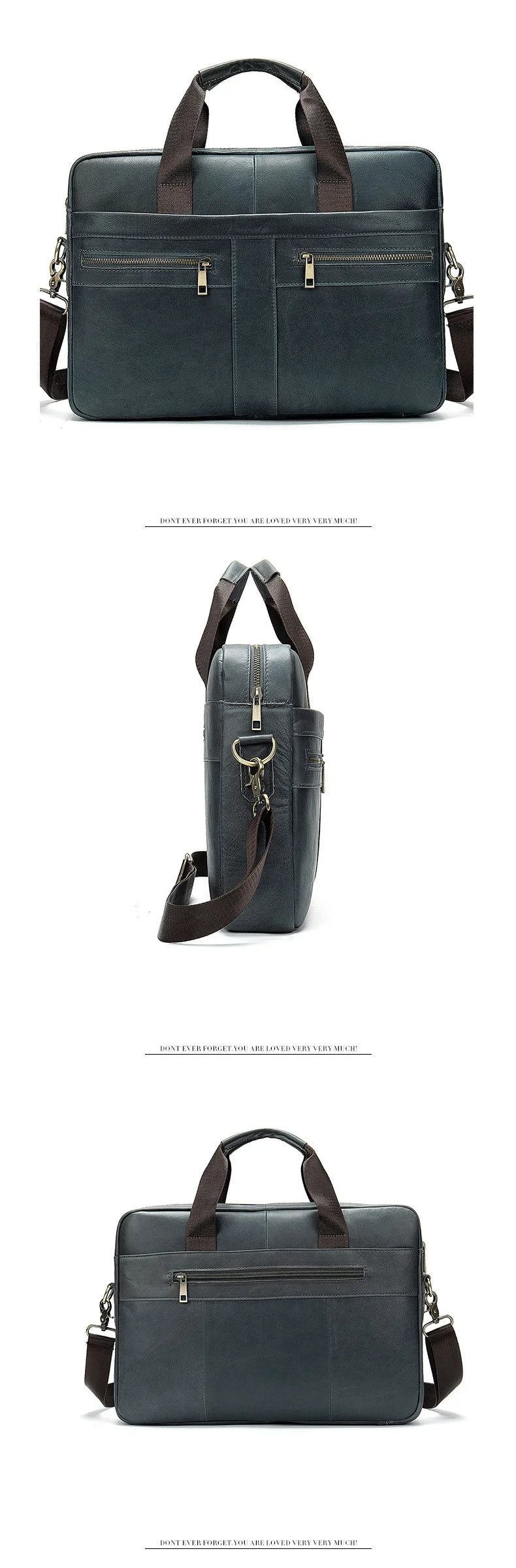 Natural Leather For Men Messenger Bags Man Briefcases Bag Business