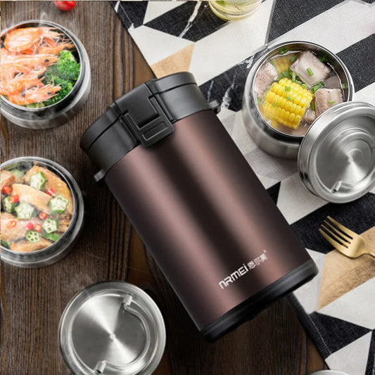 Large Capacity Stainless Steel Thermal Insulation Lunch Box