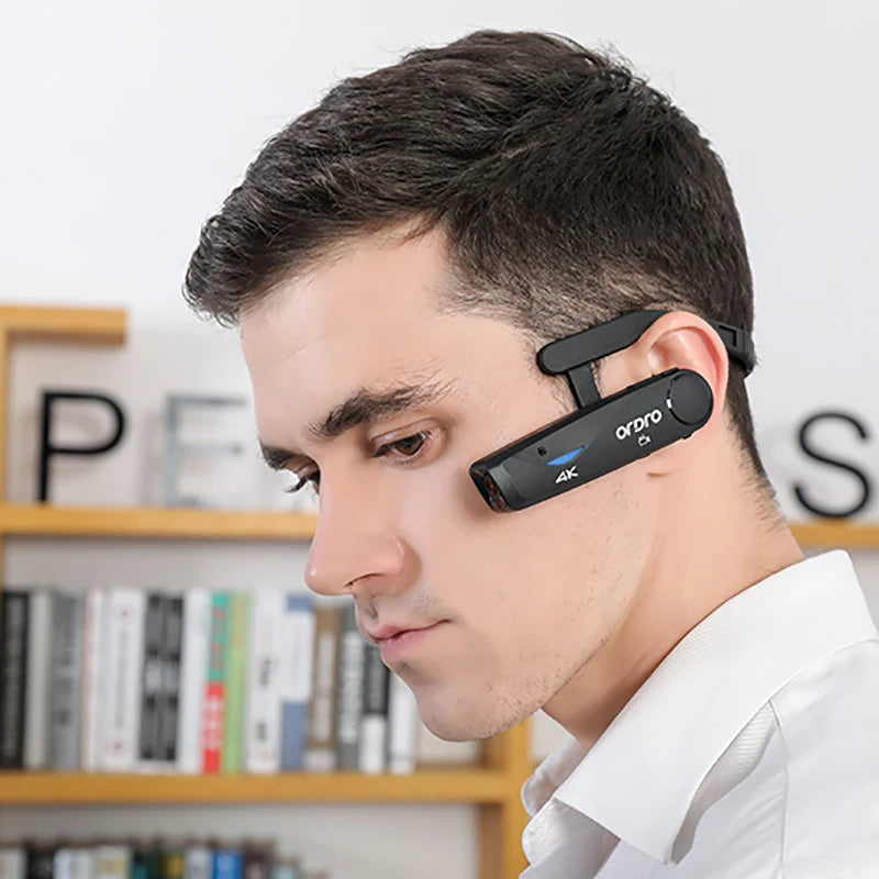 Head Wearable Vlog Camera for YouTube Video, Ordro EP6 PLUS FPV WiFi