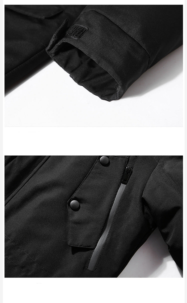 Winter Down Jacket Men -30 Degree Large Fur Collar Warm Hooded Puffer Thicken Parkas Luxury Brand Mi - Gallery image 11